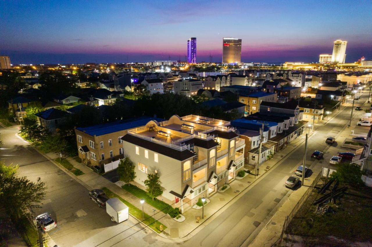 ❤️ The Top End Townhomes With Stunning Views On One-Of-A-Kind Rooftop Deck! Wow! 애틀랜틱시티 외부 사진